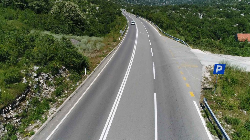 M3 road connecting Capital Podgorica - Danilovgrad and Nikšić. From this road you follow Regional R-23 and than you are at our place. From this road you are also connected with Monastery Ostrog