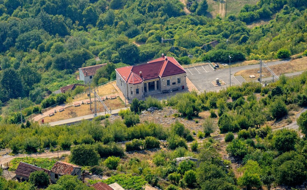 Train station Ostrog. Near Camp Aquarius